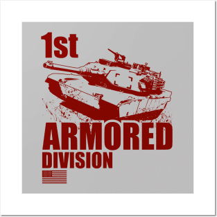 1st Armored Division Posters and Art